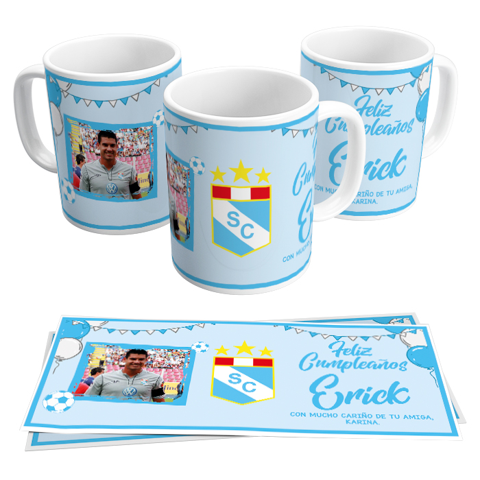 Taza De Cumpleaños Futbolero Sporting Cristal