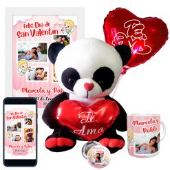 pack san valentin panda te amo