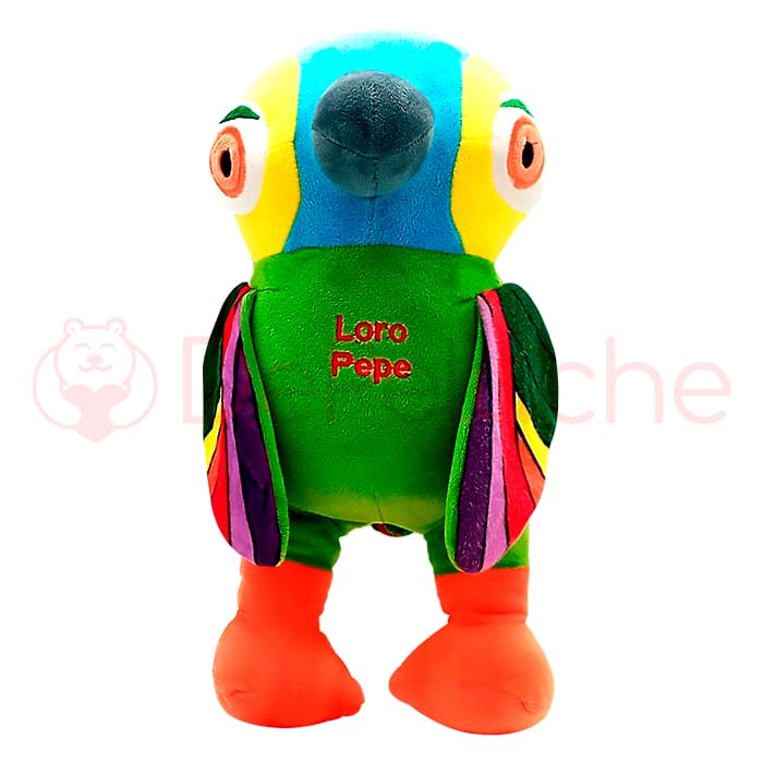 PELUCHE LORO PEPE DEPELUCHE